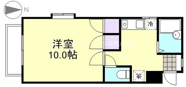 サン・コーポ水島Ｂ棟の物件間取画像